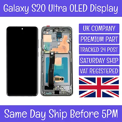 Samsung Galaxy S20 Ultra G988 OLED LCD Screen Display Touch Digitizer • £150.99