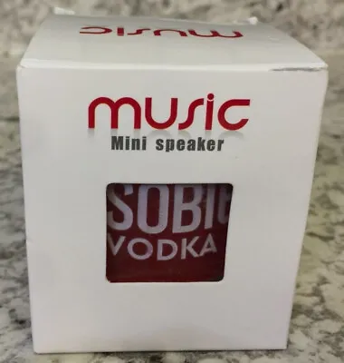 Music Sobieski Vodka Mini Music Speaker With Bluetooth & Changing Lights • $5.25