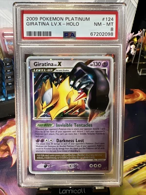 $50 • Buy PSA NM/MT 8 Pokemon 2009 Platinum Holo Giratina Lv.x #124