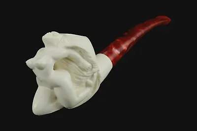 Naked Lady Meerschaum Pipe Hand Carved Pfeife Tobacco 海泡石 With Case • $197.93