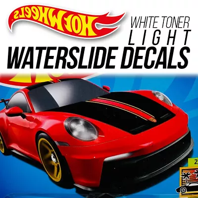 1/64 Scale PORSCHE 911 GT3 Head Tail Light WaterSlide Decal For Custom Hot Wheel • $3.99