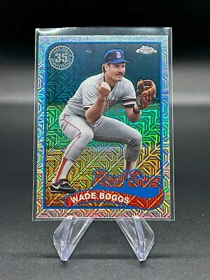 2024 Topps Series 1 Wade Boggs Chrome Mojo Refractor #T89C-36 Boston Red Sox • $1.25