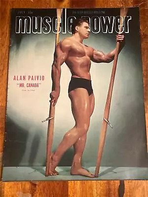 MUSCLE POWER Bodybuilding Fitness Magazine ALAN PAIVIO 7-52 • $10