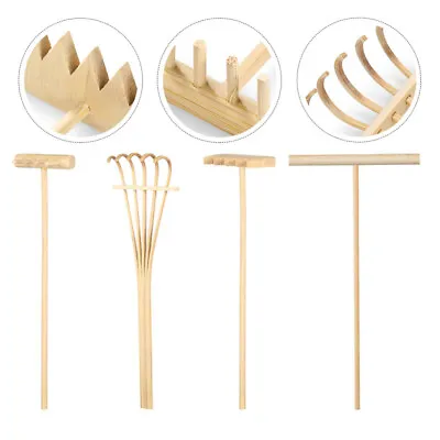 4Pcs Meditation Zen Garden Tools Sand Rake Micro Rake • £7.34