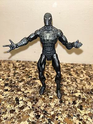 2007 Hasbro 5  Spider-Man 3 Walmart Excl  Black Suit Symbiote Spider-Man  Figure • $23.02