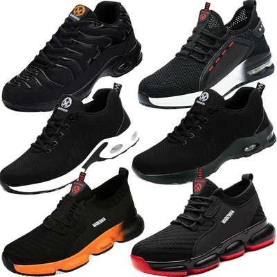 £16.95 • Buy Safety Shoes Trainers Mens Womens Lightweight Steel Toe Cap Work Boots Uk New
