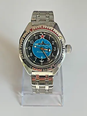 ☭ Watch Vostok Amphibian AMFIBIA Antimagnetic Soviet Army Diver Divers 1969's • $99