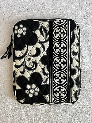 Vera Bradley Night And Day I Pad Tablet Case Black And White Quilted Zip • $7