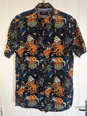 £5.20 • Buy Limited Edition Kraken Print Tropical Short Sleeve Shirt