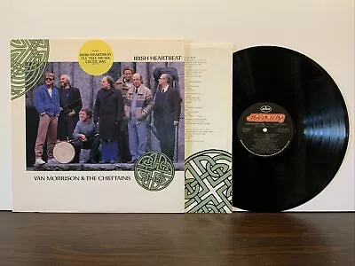 Van Morrison & The Cheftains Irish Heartbeat 1988 Gold Stamp Promo Vinyl LP NM • $44.99