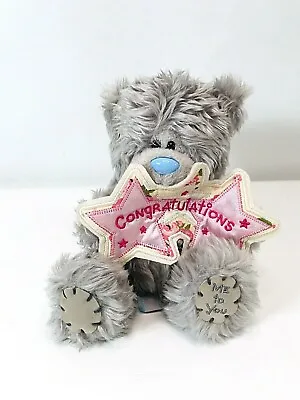 Carte Blanche Me To You Blue Nose Gray Teddy Bear Congratulations Plush Stuffed • $9.95