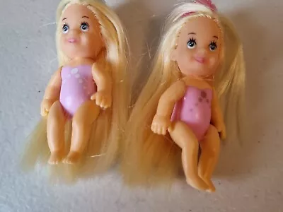 Vintage Simba Small Mini Baby Doll Princess Blond Hair Crown Approx 7cm Rare • $14.94