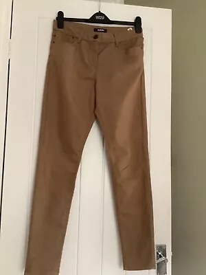 Camel Coloured Jeggings From M&S Size 10 • £2