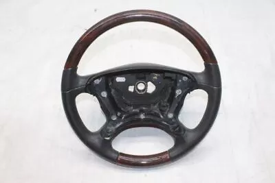 2003 Mercedes Sl500 R230 Roadster #237 Steering Wheel Leather Wood • $99.99