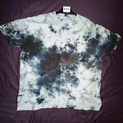 2XL Hand Tie Dye  Cotton T-shirt • £10