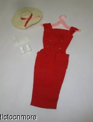 Vintage Barbie Doll Fashion Clothes #986 Sheath Sensation Set Complete Hat Heels • $14.50