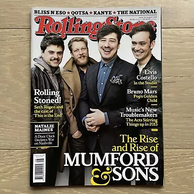 Rolling Stone Magazine #741 2013 - Mumford & Sons Bruno Mars QOTSA Bliss N Eso • $8.95