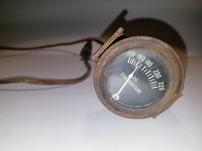 Vintage Car/Truck Oil Temperature Gauge W/wire • $35