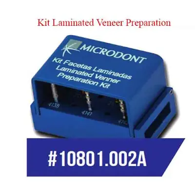 Microdont USA Lamination Venner Preparation & Finishing Kit W/6 Burs & Bur-Block • $79.95