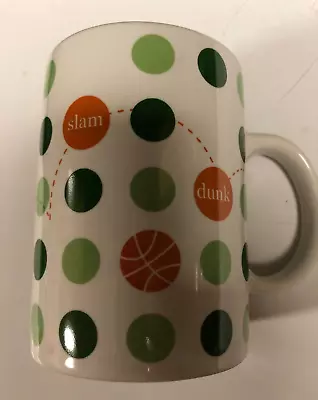 £15.52 • Buy 2004 Starbucks DADDY-O Slam Dunk BASKETBALL COFFEE MUG Microwave Dishwasher Safe
