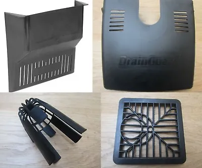£5.99 • Buy BLACK TRADITIONAL Gully Grid Grate Drain Cover Drainage Guard Gutter Lid Cap 