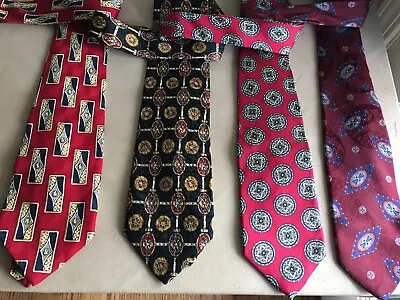 $8 • Buy Robert Talbott Lot 4 Neckties As Shown Silk