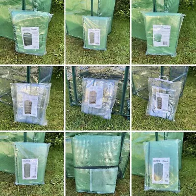 Mini Greenhouse Replacement Plastic Covers Clear View And Re-inforced Polytunnel • £10.99