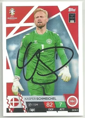 Kasper Schmeichel - DENMARK - Signed Euro 2024 Match Attax Card • £2.99
