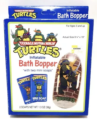 Vintage 1990 Ninja Turtles 15” Punching Bath Bopper Bop Bag & Mini Soaps RARE • $99.99
