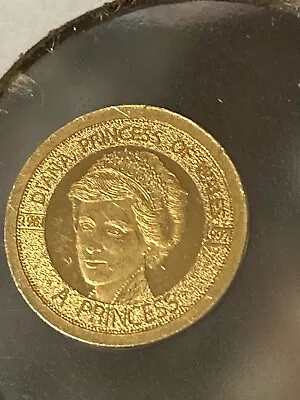 Princess Diana Mini Gold Coin 0.5 Gym Solid Gold 2014 American Mint GOLD • $65