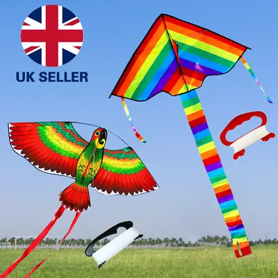 Eagle Kite Flying Bird Kite With 30m Line Kids Toys Outdoor Child Toys UK • £6.99