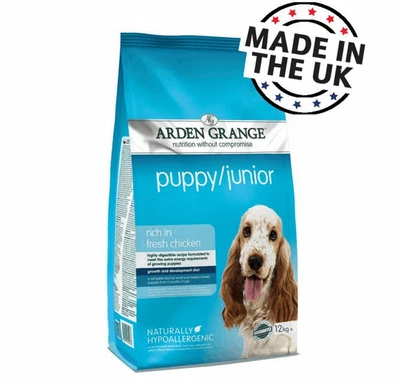 £69.99 • Buy Arden Grange Puppy/Junior Complete Dry Dog Food With Fresh Chicken 12Kg