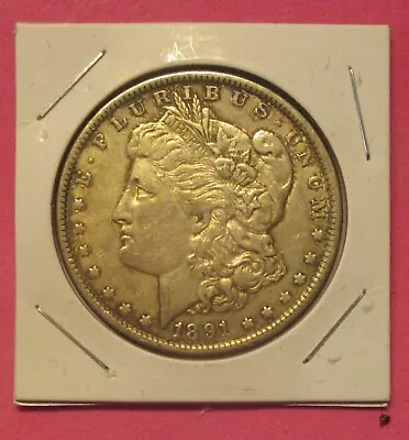 1891 Morgan Silver Dollar! Au? Semi-key Date! • $9.99