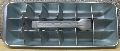 Vintage Blue Norge Aluminum Ice Cube Tray W/Silver Color 18 Pc Divider Hot Point • $9.95