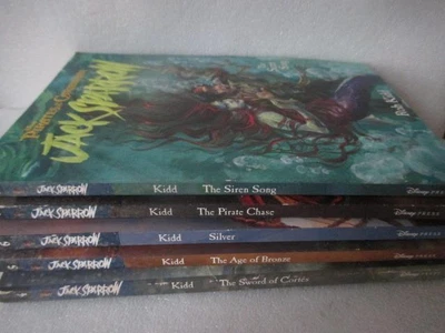 $13.99 • Buy Jack Sparrow Pirates Of The Caribbean Lot Of 5 PB Books 2 Thru 6