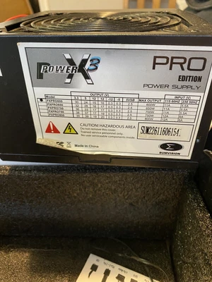 £15 • Buy Pxpro600 Pro Édition Power Supply