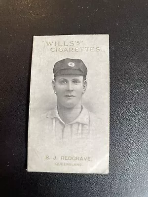 £6 • Buy WILLS - AUSTRALIAN & ENGLISH CRICKETERS VICE REGAL “SERIES OF” #30 Redgrave