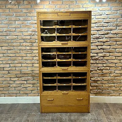 1930s Dudley & Sons Flip Haberdashery Cabinet • £2400