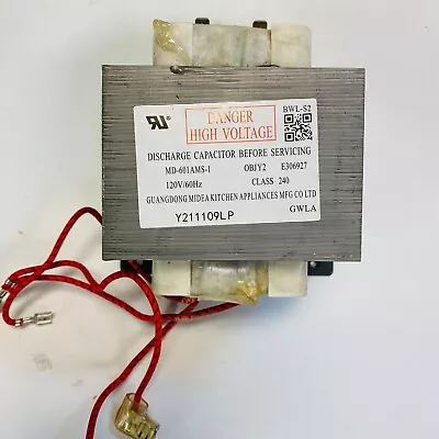 OEM High Voltage Transformer MD-601AMS-1 Kenmore/GE/LG/Insignia Microwaves • $39.78