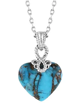 Montana Silversmiths Untamable Heart Of Stone Necklace  Silver • $69.15