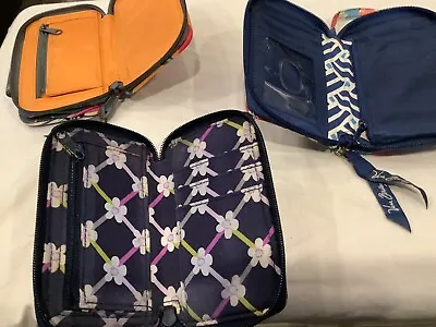 Lot Of 3 ~Vera Bradley Wristlet’s Summer Cottage Va Va Bloom Floral Nightingale • $20.90