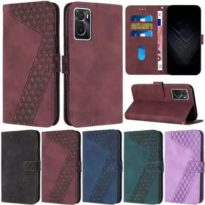 For Oppo A17 A57 2022 A77 A96 A76 A74 A94 Retro Wallet Leather Flip Cover Case • $16.49