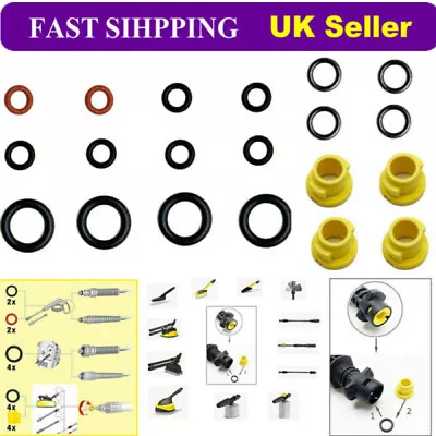 Fit Karcher K2 K3 K4 K5 K6 K7 Pressure Washer Nozzle O Ring Seal Kit 2.640-729.0 • £5.99