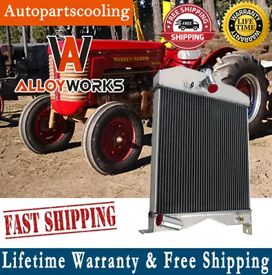 3 Row Tractor Radiator For Massey Ferguson Harris 50/MH50/65 182456M91 184525M91 • $129