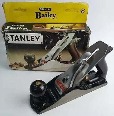 £39.99 • Buy Vintage Stanley Bailey Plane No.4 12-004 245x50 Stanley Works Sheffield England