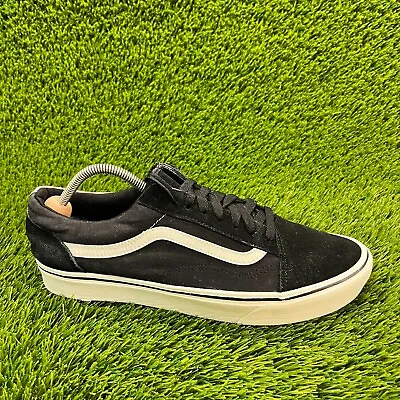 Vans Old Skool Checkered Mens Size 11 Black White Athletic Shoes Sneakers 500664 • $39.99