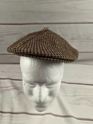 Vintage Kangol Newsboy Plaid Hat Kangol Cabbie Hat Size Large • $4.25