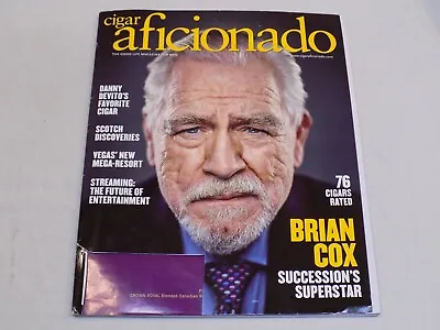 $9.99 • Buy Cigar Aficionado Magazine Nov Dec 2021 Brian Cox Danny Devito Scotch Las Vegas +