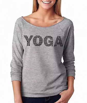 Yoga T-Shirt Woman Top French Terry 3/4 Sleeve Tee Shirt • $23.99