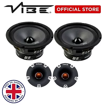 £65 • Buy CAR SPEAKERS MID & TWEETER PACK 6.5 '   700 Watts Max EDGE Car Audio LOUD